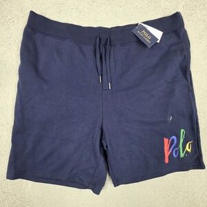 Polo Ralph Lauren‎ Athletic Sweat Shorts Mens 2XB Pony Pockets Drawstring  NEW